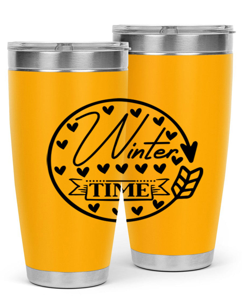 Winter Time 527#- winter- Tumbler