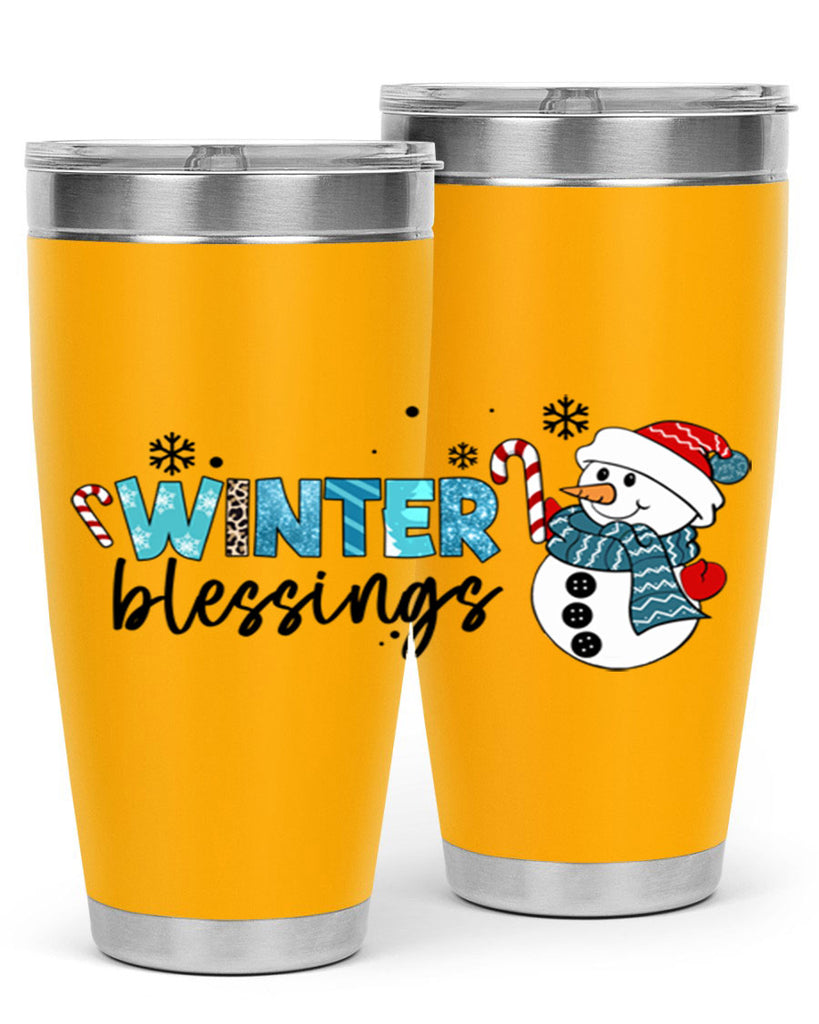 Winter blessings 570#- winter- Tumbler