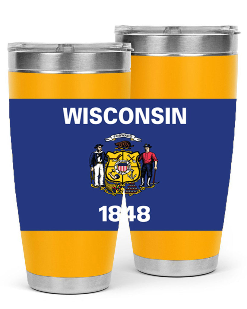 Wisconsin 2#- stateflags- Tumbler