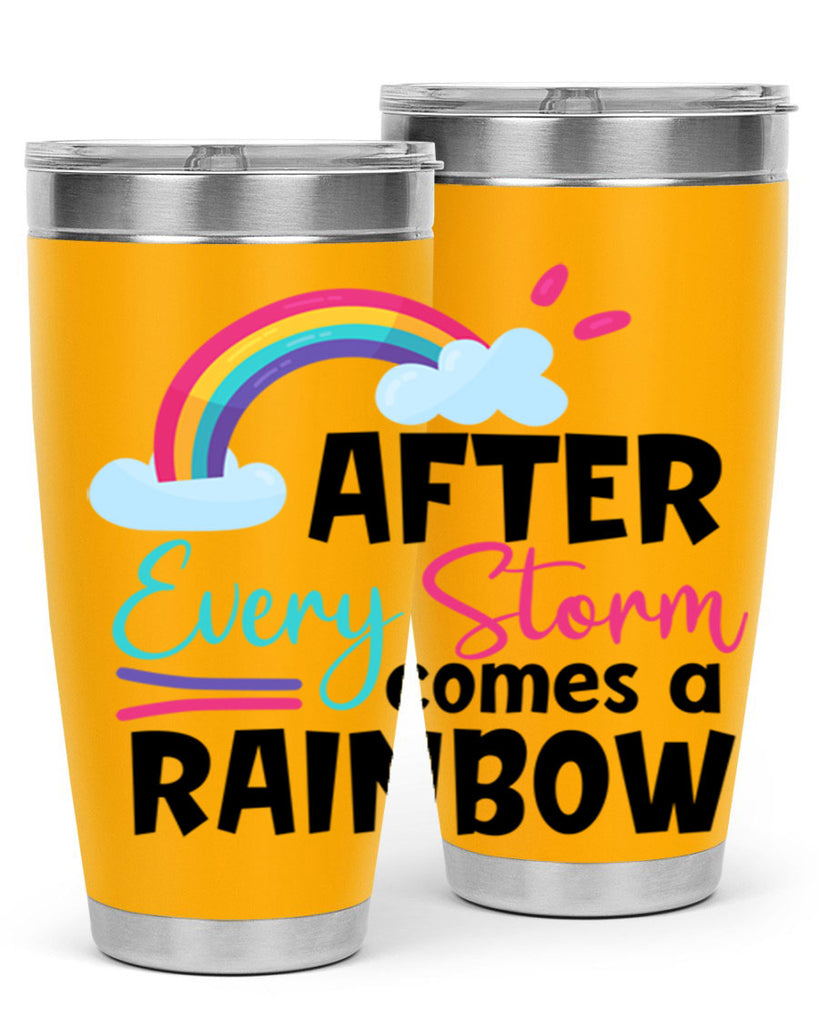 after every storm comes a rainbow Style 291#- baby- tumbler