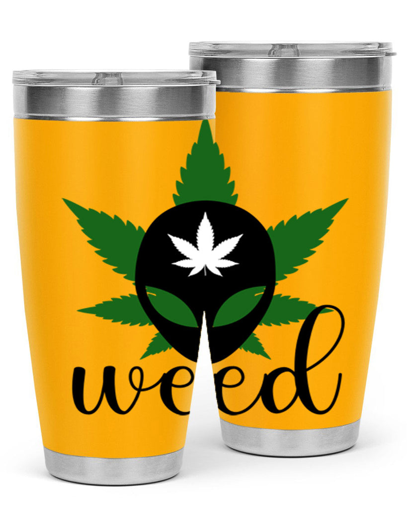 alien weed 12#- marijuana- Tumbler