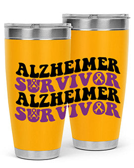 alzheimer survivor 9#- alzheimers- Tumbler