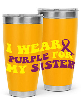 alzheimers awareness style 80#- alzheimers- Tumbler