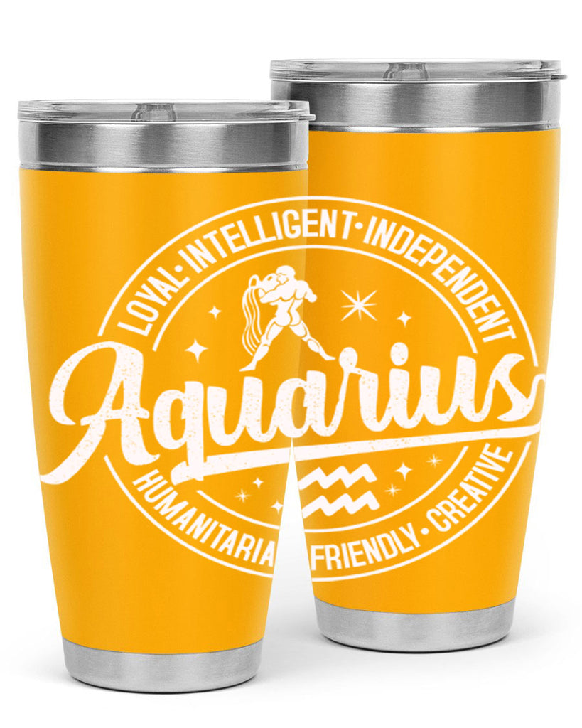 aquarius 77#- zodiac- Tumbler