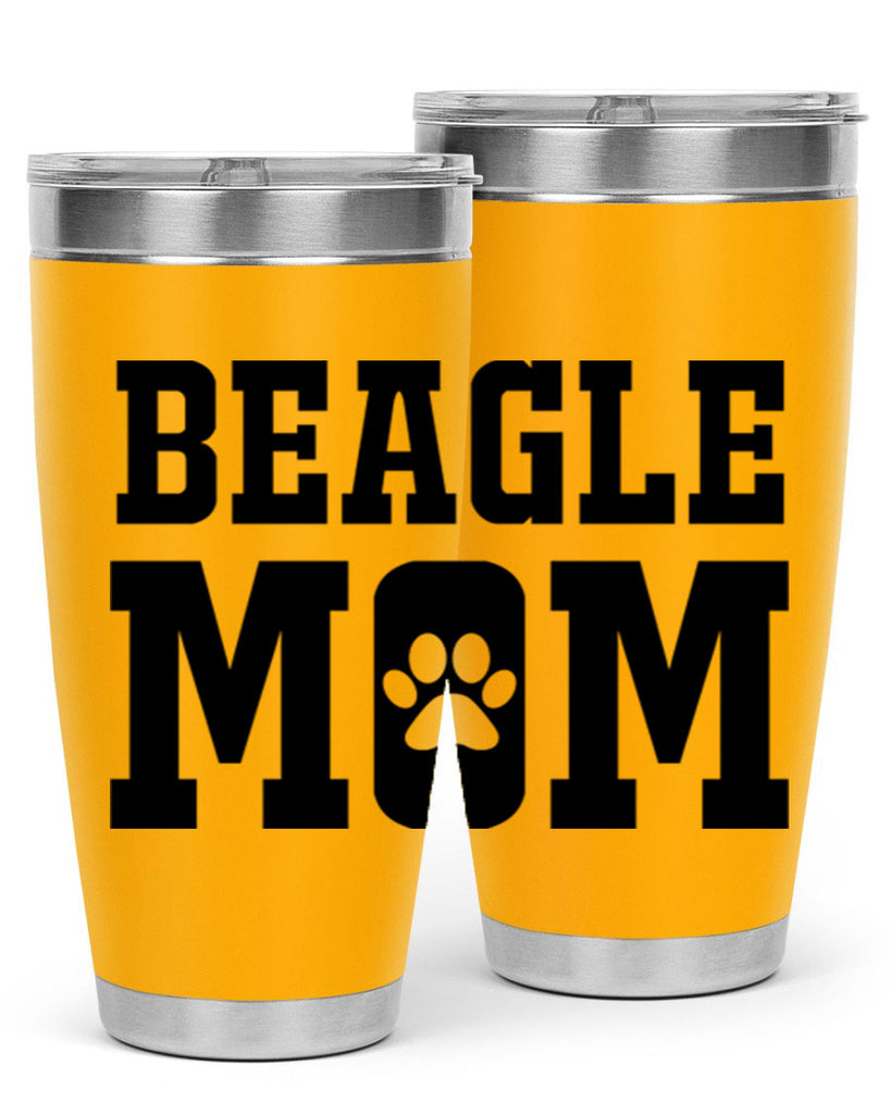 beagle mom 215#- mom- Tumbler