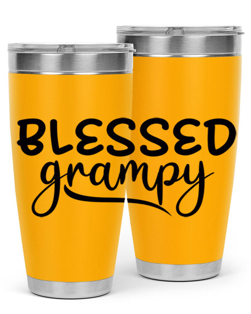 blessed grampy 77#- grandpa - papa- Tumbler