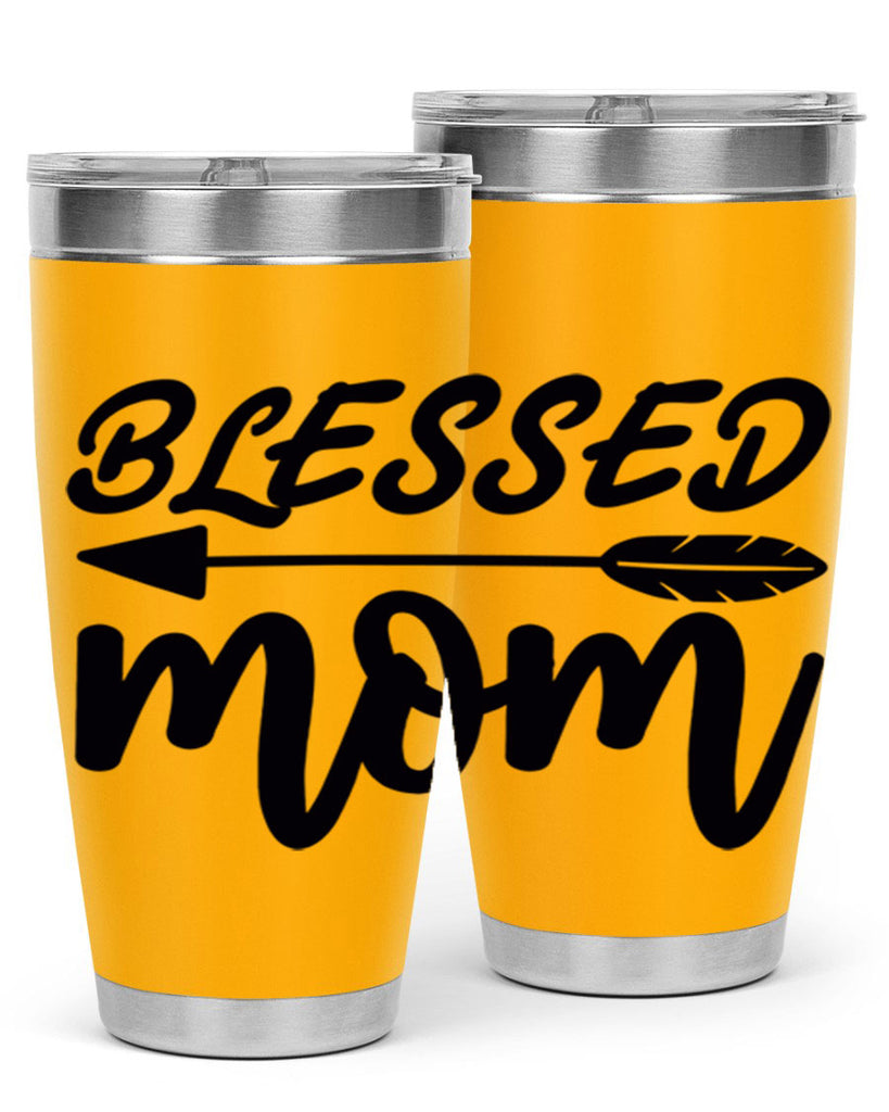 blessed mom 270#- mom- Tumbler