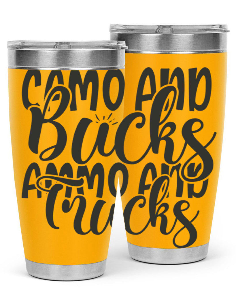 camo and bucks ammo and trucks 18#- hunting- Tumbler