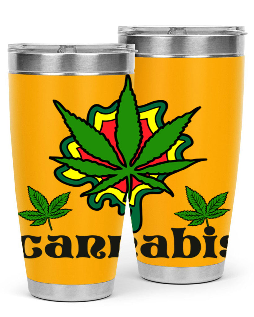 cannabis a 39#- marijuana- Tumbler