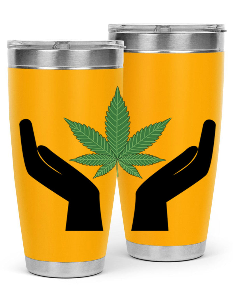 cannabis hands 44#- marijuana- Tumbler