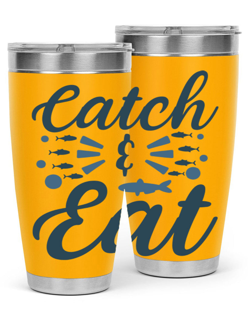 catch eat 173#- fishing- Tumbler