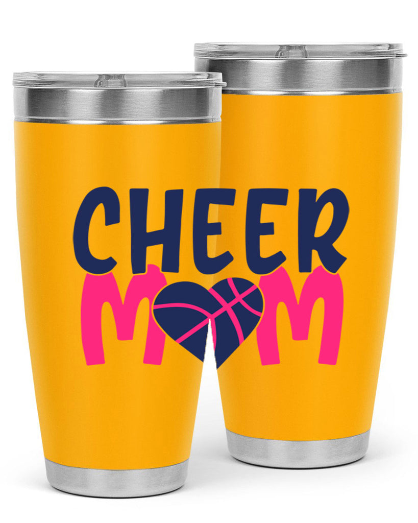 cheer mom 1746#- cheer- Tumbler