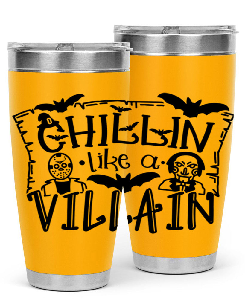 chillin like a villain 82#- halloween- Tumbler