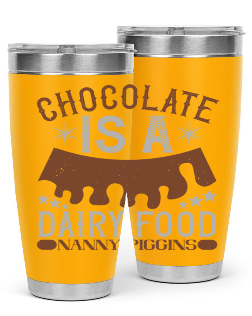 chocolate is a dairy food nanny piggins 49#- chocolate- Tumbler