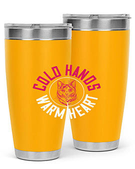 cold hands warm heart Style 42#- cat- Tumbler