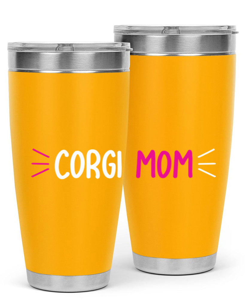 corgi mom 192#- mom- Tumbler