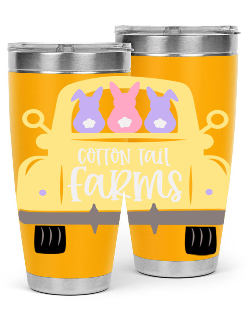 cotton tail farms 62#- easter- Tumbler