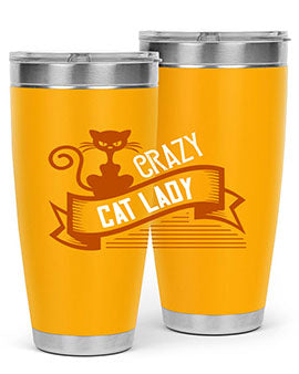crazy cat lady Style 43#- cat- Tumbler