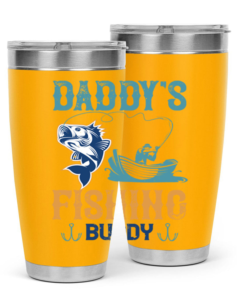 daddy’s fishing buddy 166#- fishing- Tumbler