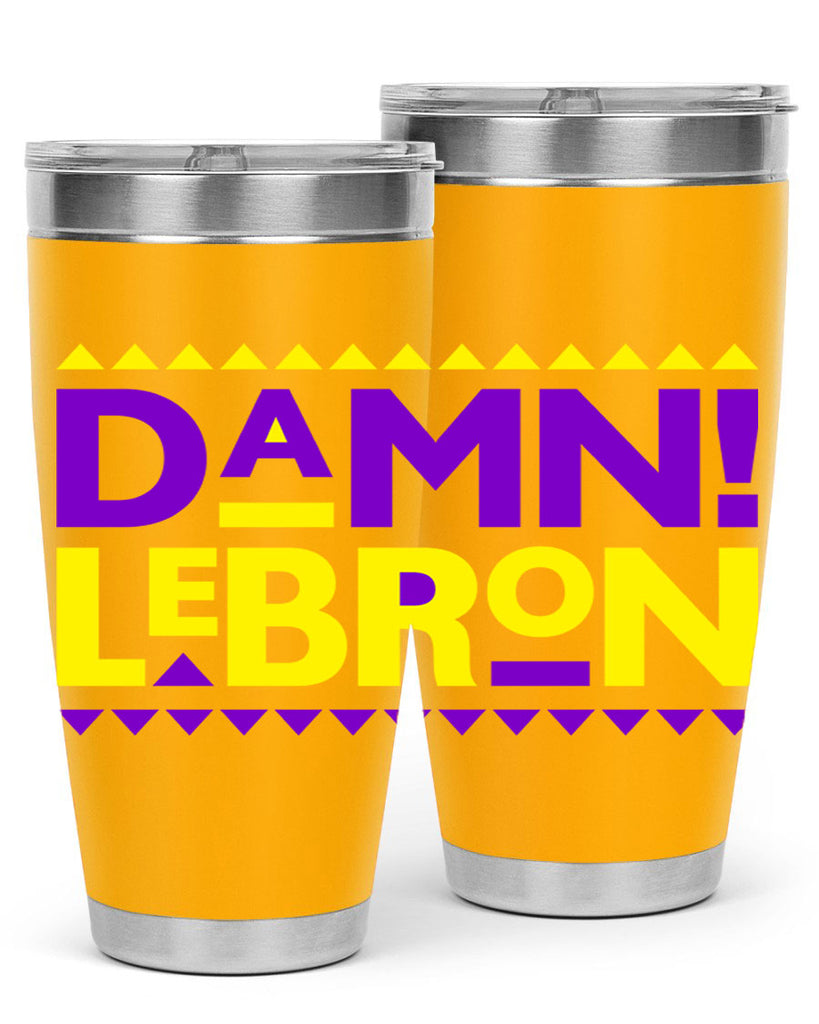damn lebron 177#- black words phrases- Cotton Tank