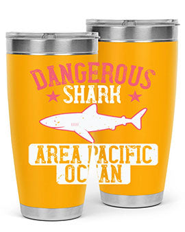 dangerous shark area pacific ocean Style 92#- shark  fish- Tumbler