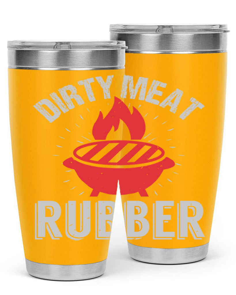 dirty meat rubber 46#- bbq- Tumbler