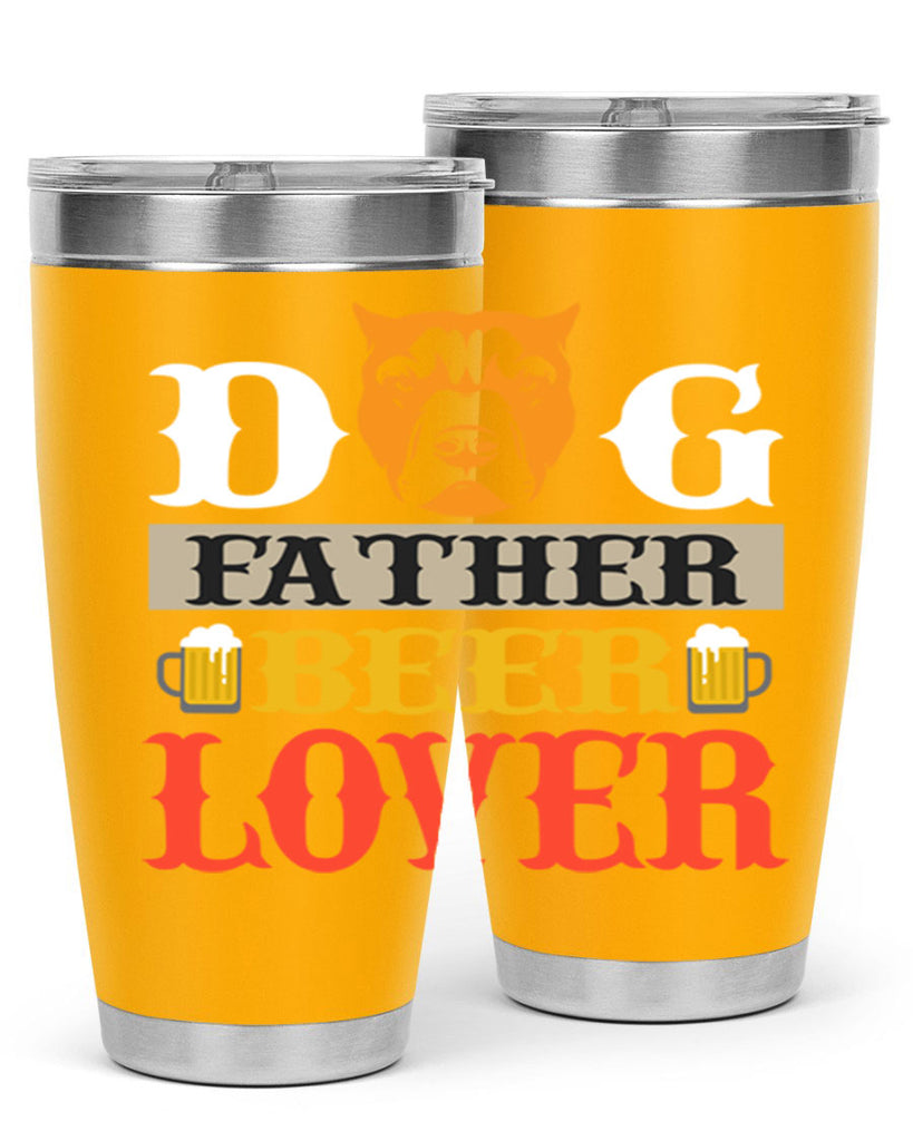 dog father beer lover 116#- beer- Tumbler