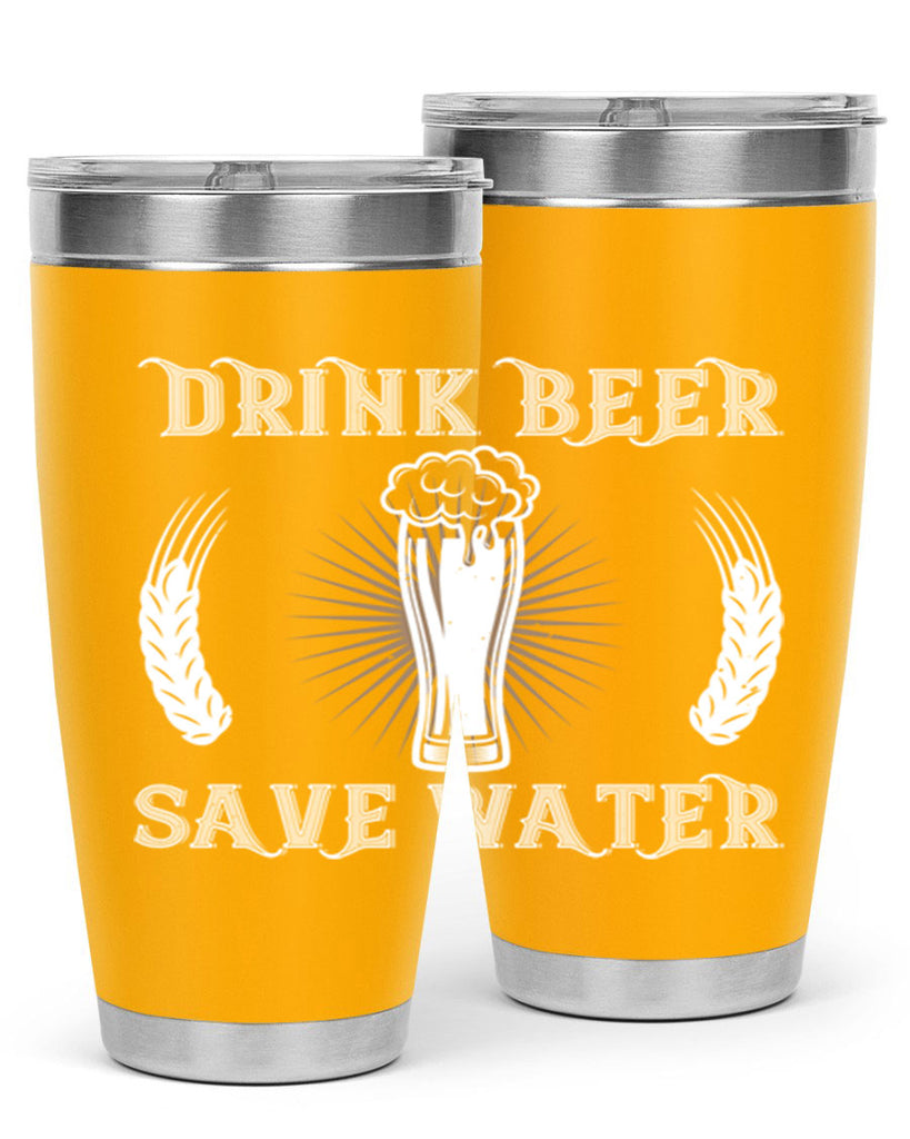 drink beer save water 93#- beer- Tumbler