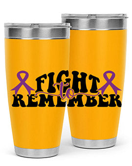 fight to remember 144#- alzheimers- Tumbler