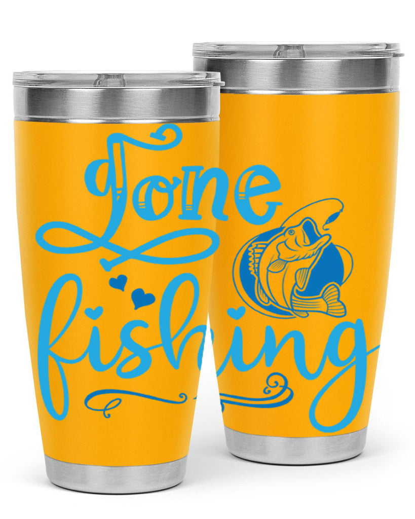 gone fishing 220#- fishing- Tumbler