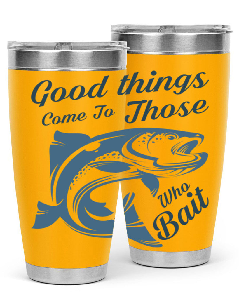 good things 127#- fishing- Tumbler