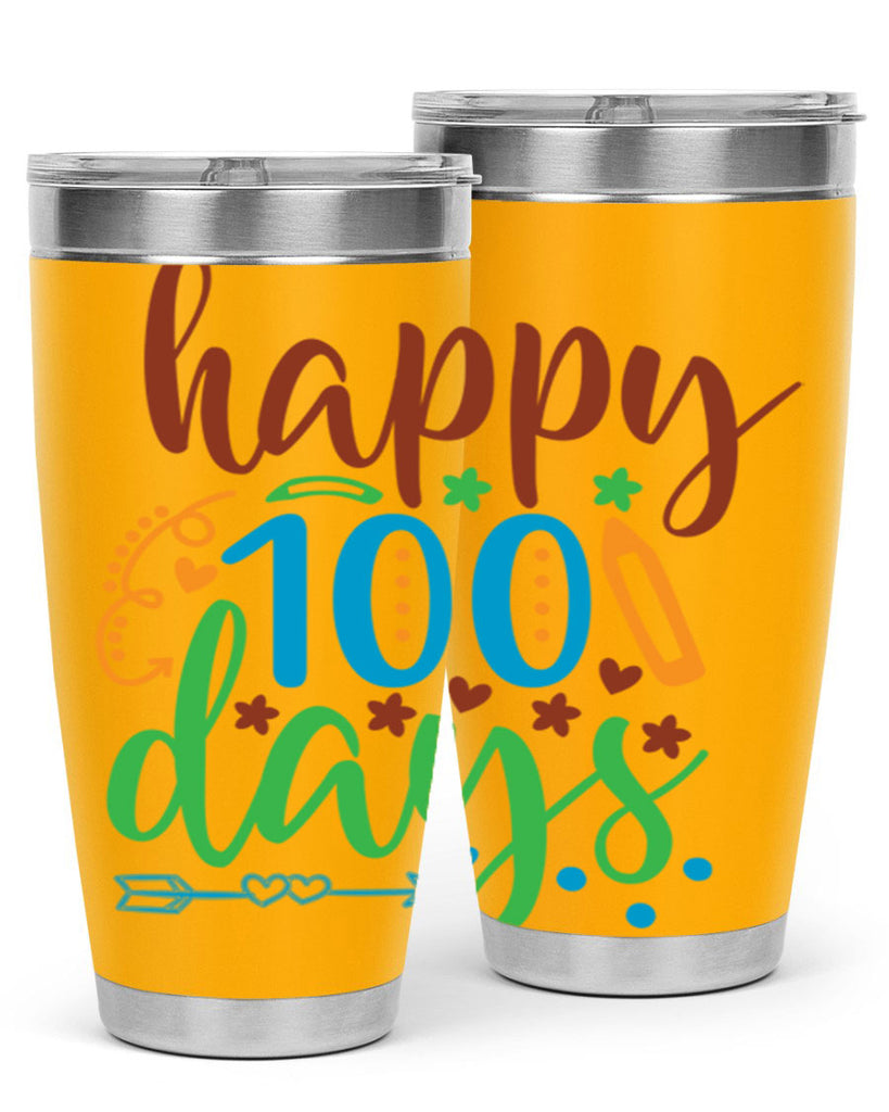 happy 100 days 10#- 100 days of school- Tumbler