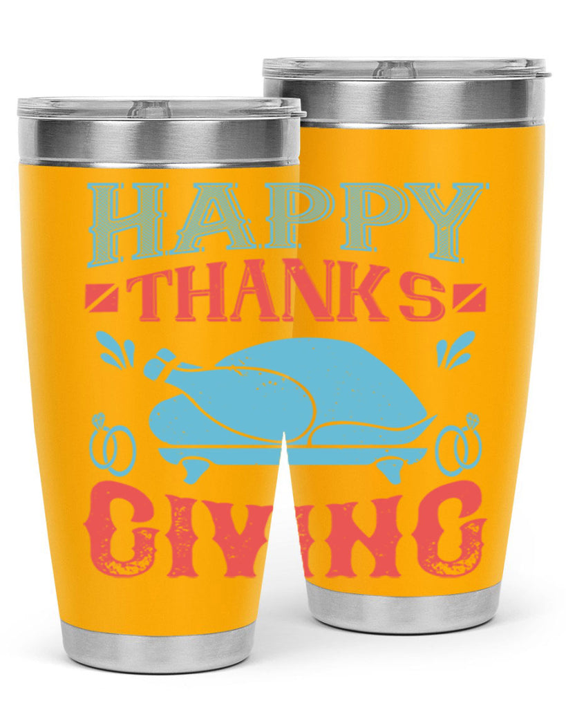 happy thanks giving 36#- thanksgiving- Tumbler