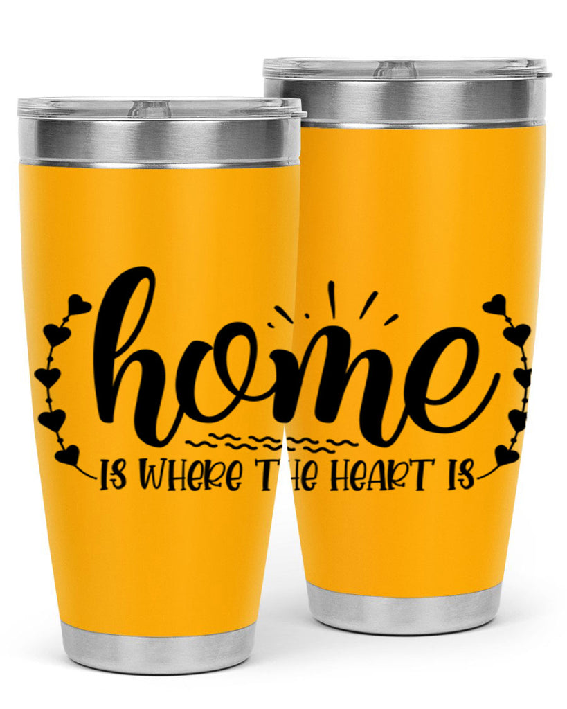 home is where the heart is 38#- home- Tumbler