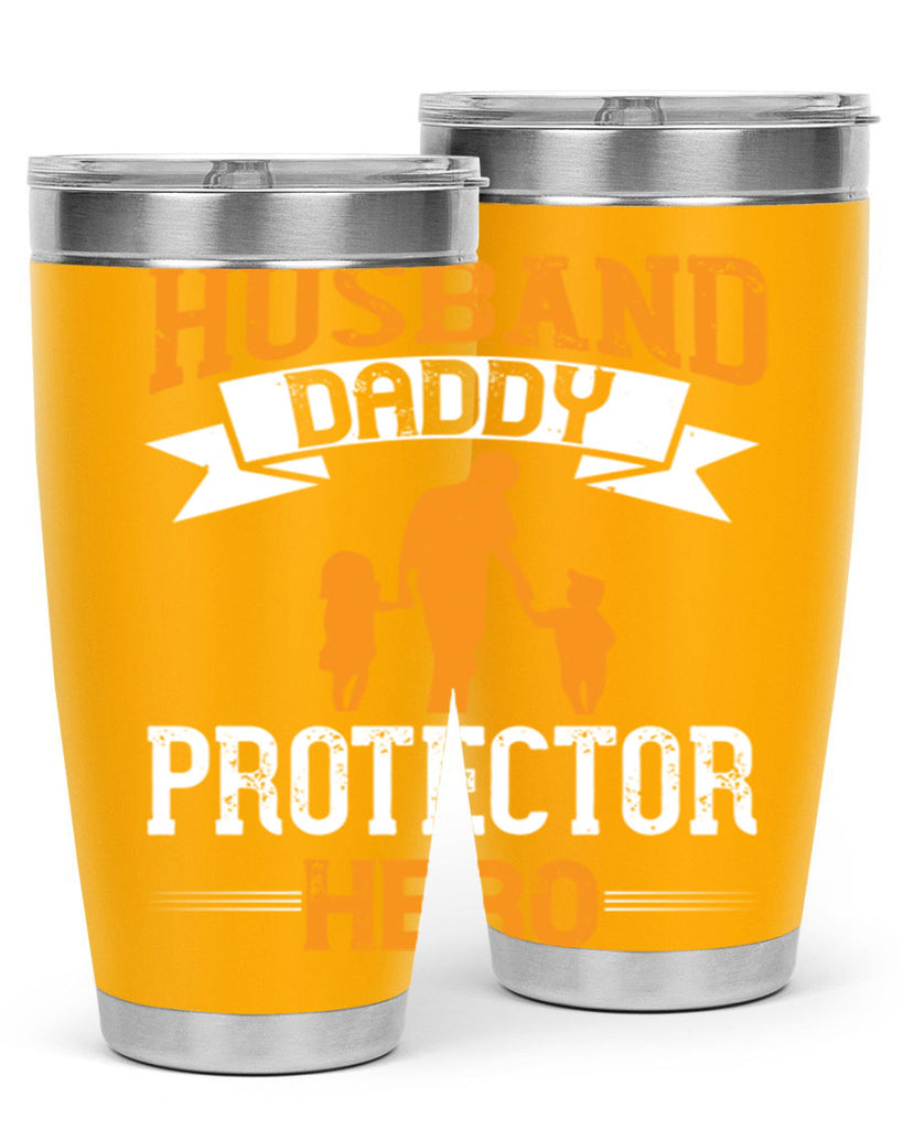 husband daddy protector hero 252#- fathers day- Tumbler