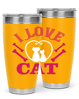 i love cat Style 56#- cat- Tumbler