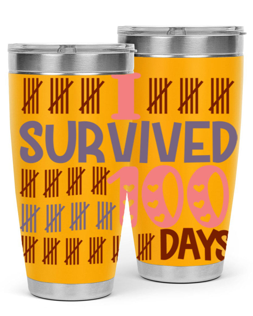 i survived 100 days 13#- 100 days of school- Tumbler