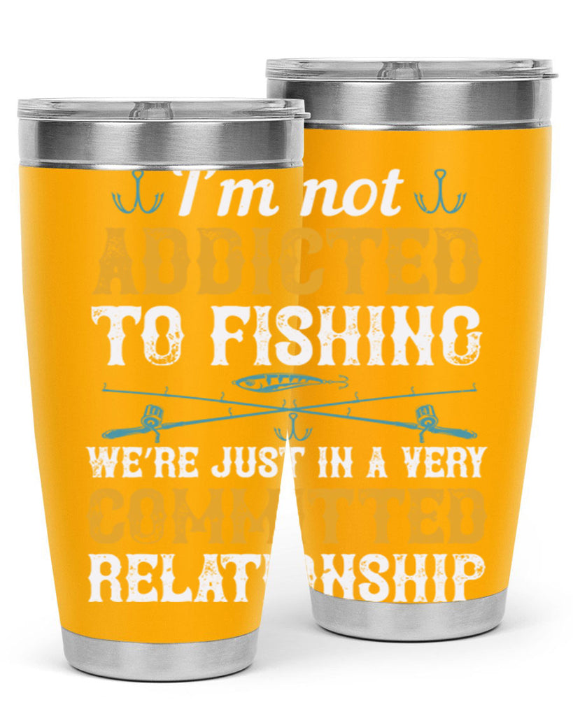 i’m not addicted to fishing 75#- fishing- Tumbler