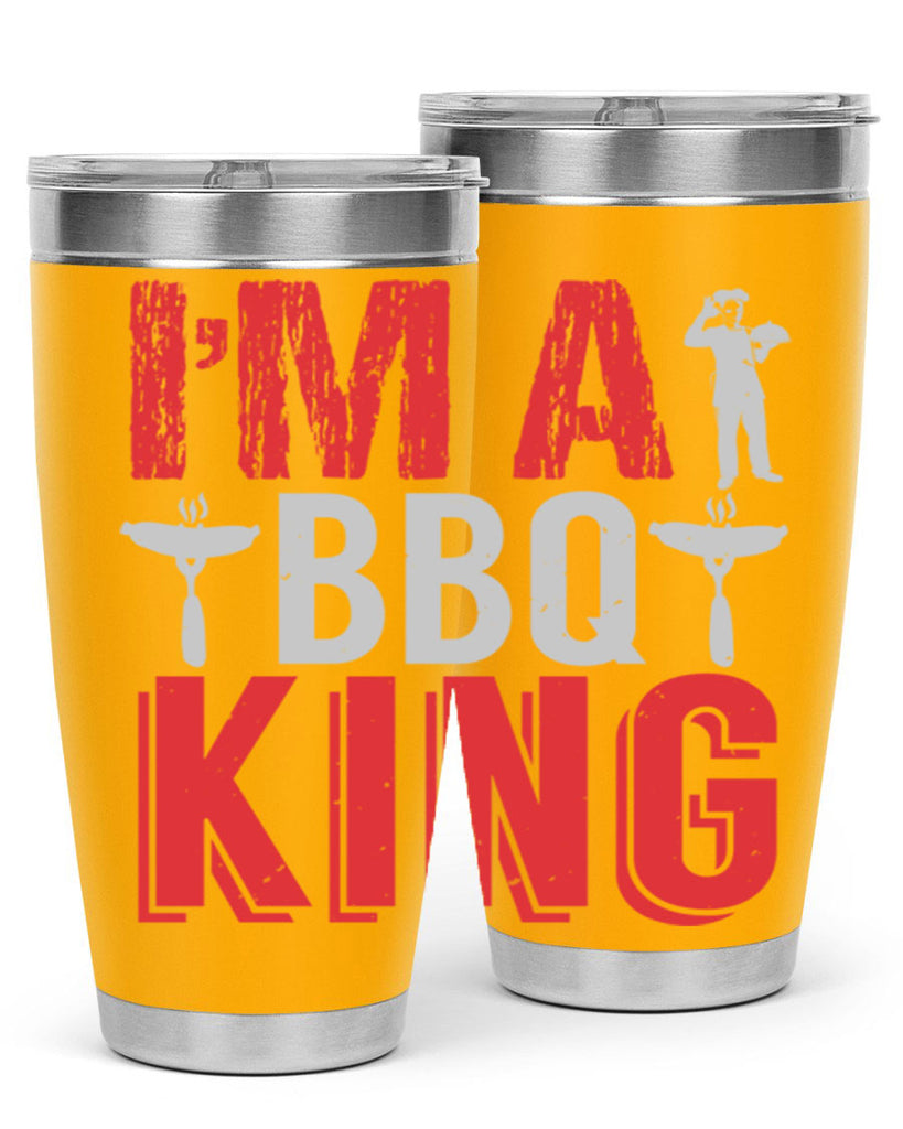 im a bbq king 34#- bbq- Tumbler