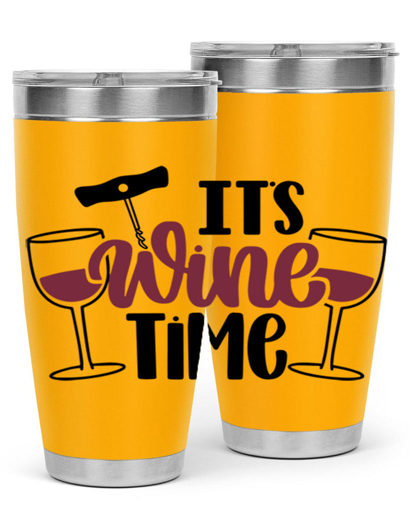 its wine time 46#- wine- Tumbler