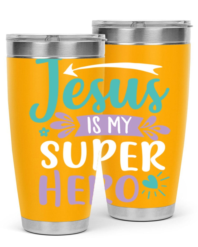 jesus is my superhero 71#- easter- Tumbler