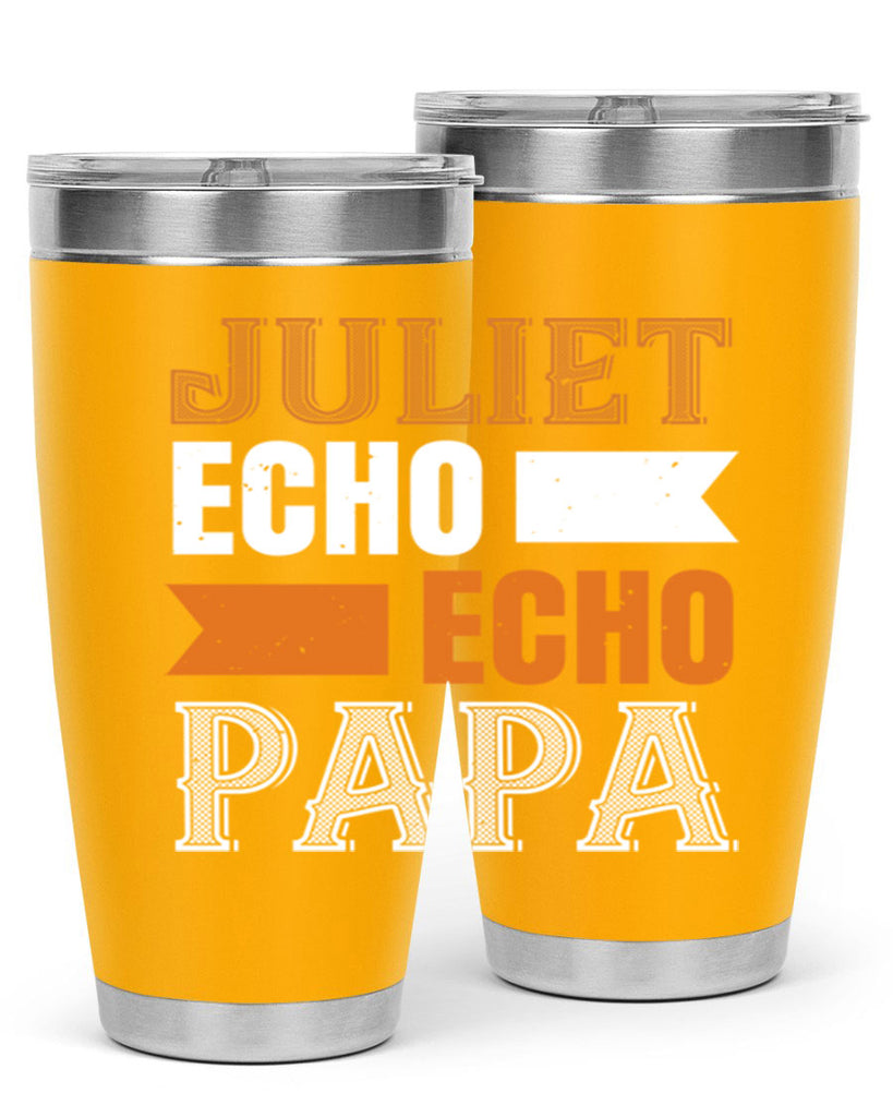 juliet echo echo papa 30#- grandpa - papa- Tumbler