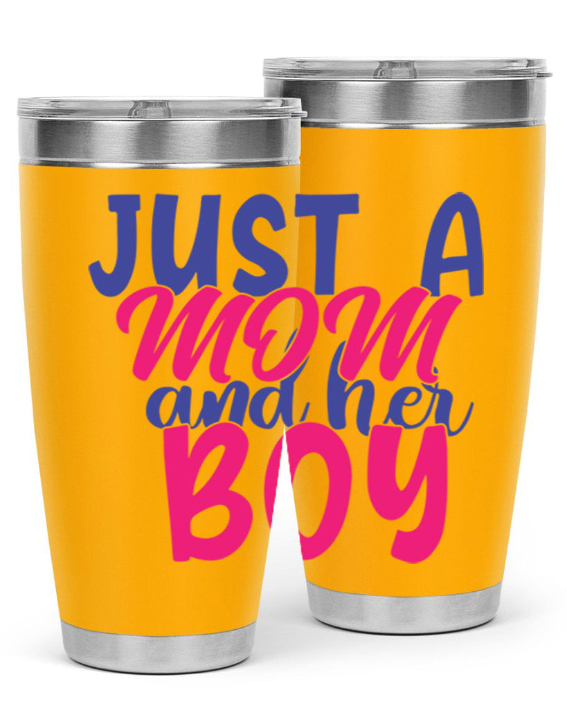 just a mom and her boy 392#- mom- Tumbler