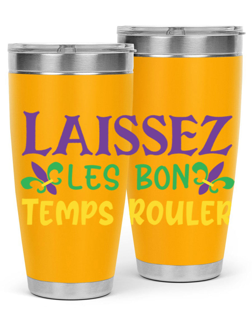 laissez les bon temps rouler 83#- mardi gras- Tumbler