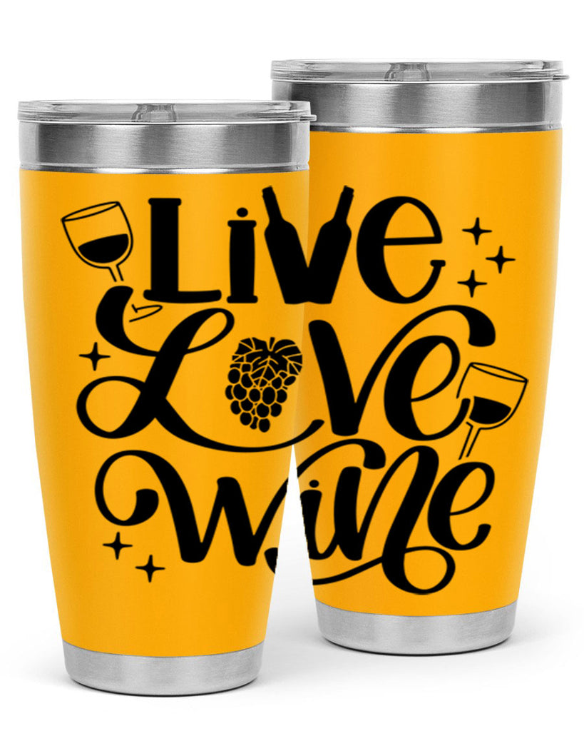 live love wine 43#- wine- Tumbler