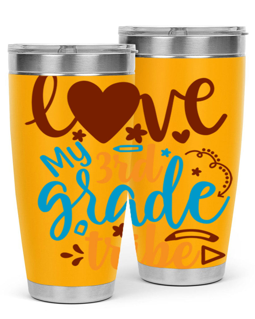 love my 3rd grade tribe 9#- 3rd grade- Tumbler