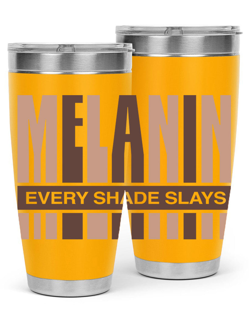 melanin every shade slays 90#- black words phrases- Cotton Tank