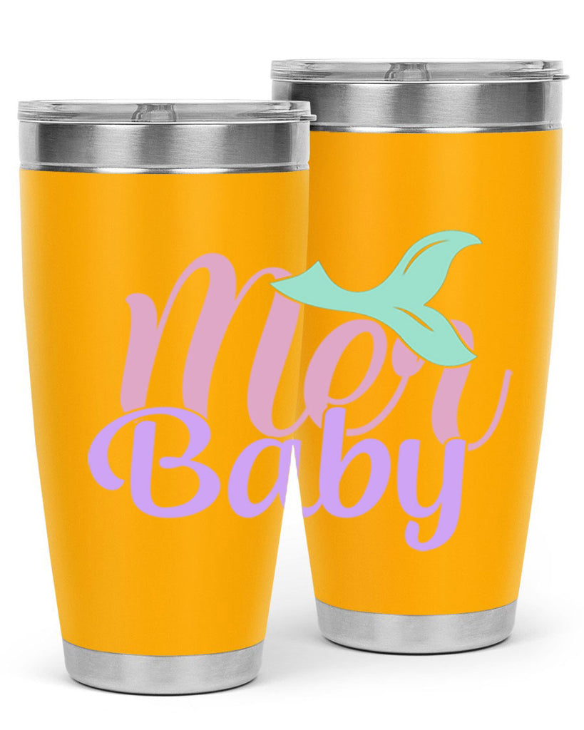 mer baby 3#- mermaid- Tumbler