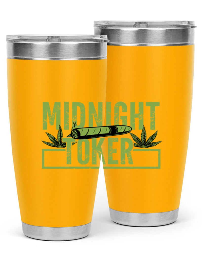 midnight toker 211#- marijuana- Tumbler