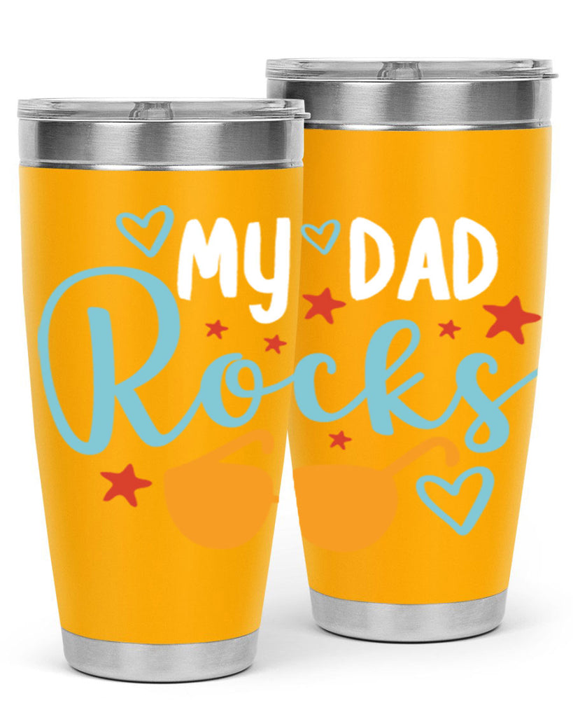 my dad rocks 83#- fathers day- Tumbler